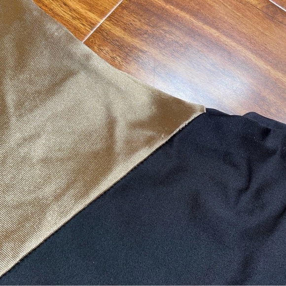 Forever 21 Women's Champagne Black Strapless Wide Leg Jumpsuit Size Small Party - Picture 9 of 16